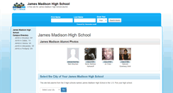 Desktop Screenshot of jamesmadisonhighschool.net