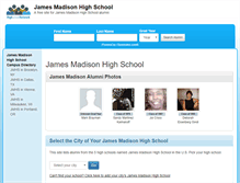 Tablet Screenshot of jamesmadisonhighschool.net